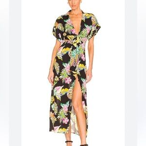 New Le Superbe Mai Tai Might I Dress in Black Tropi Cali Size 0